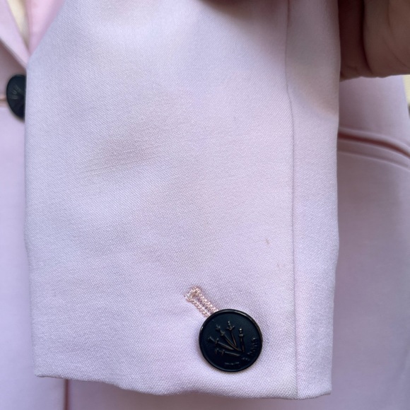Rag & Bone pink single breasted blazer, - Picture 4 of 9